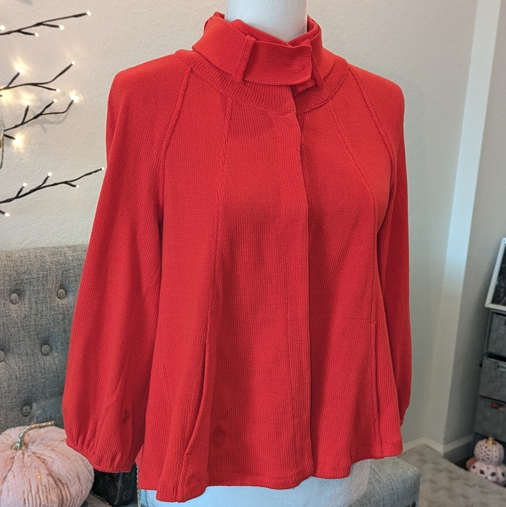 Armani Exchange Balloon Sleeve Cardigan